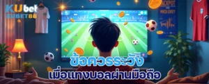 ข้อควรระวังเมื่อแทงบอลผ่านมือถือ ป้องกันพลาดเสียเงินและข้อมูลรั่ว